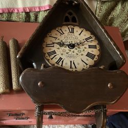 Absolutely Beautiful Eight Day Movement New England Clock Company Wall Clock