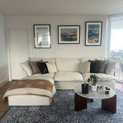 Beige Cloud Sectional (New)