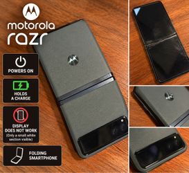 Motorola Razr Folding Smartphone – Powers On – Display Issue