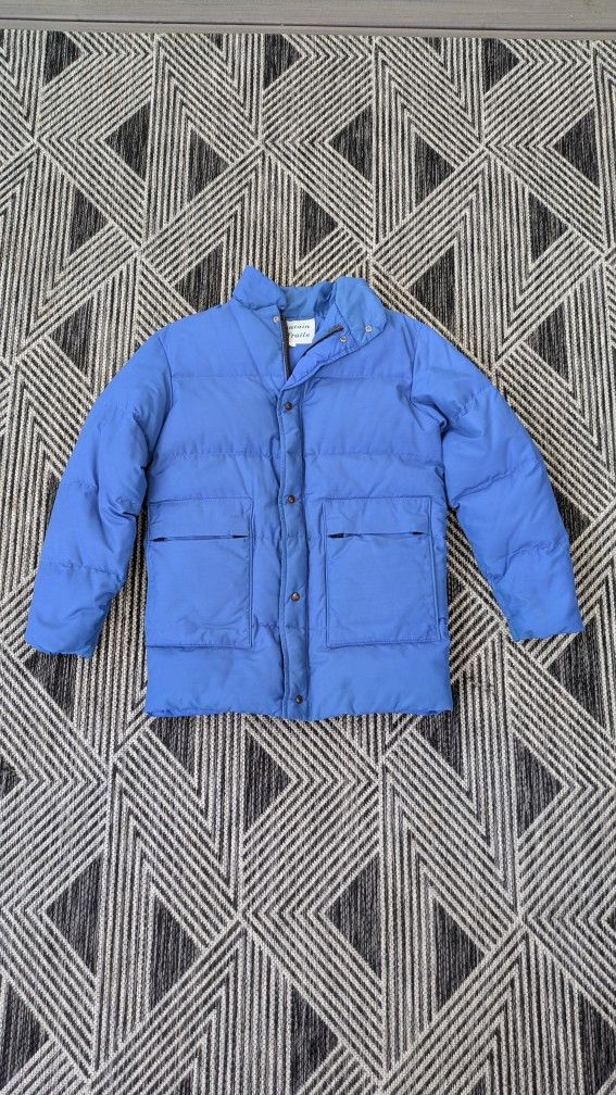 Vintage 1970s Down Coat by Mountain Trails (Men's S)