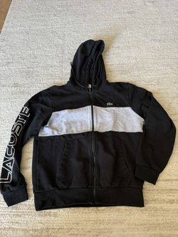 Authentic Men’s Lacoste Zip Up Hoodie Sweater Size Medium, Not Polo Sport, Supreme, Nike