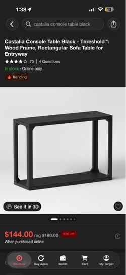 Threshold Entryway Table