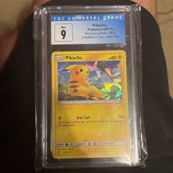 Pikachu Pokémon (2017) CGC UNIVERSAL GRADE