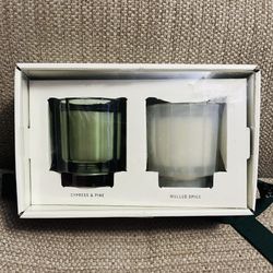 Retired Hearth & Hand 2PC Candle Gift Set