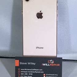 iPhone 8 Gold 64GB Unlocked w/Accessories $250