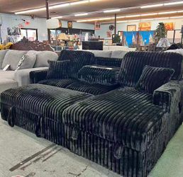 Black Sofa Sectional Sleeper