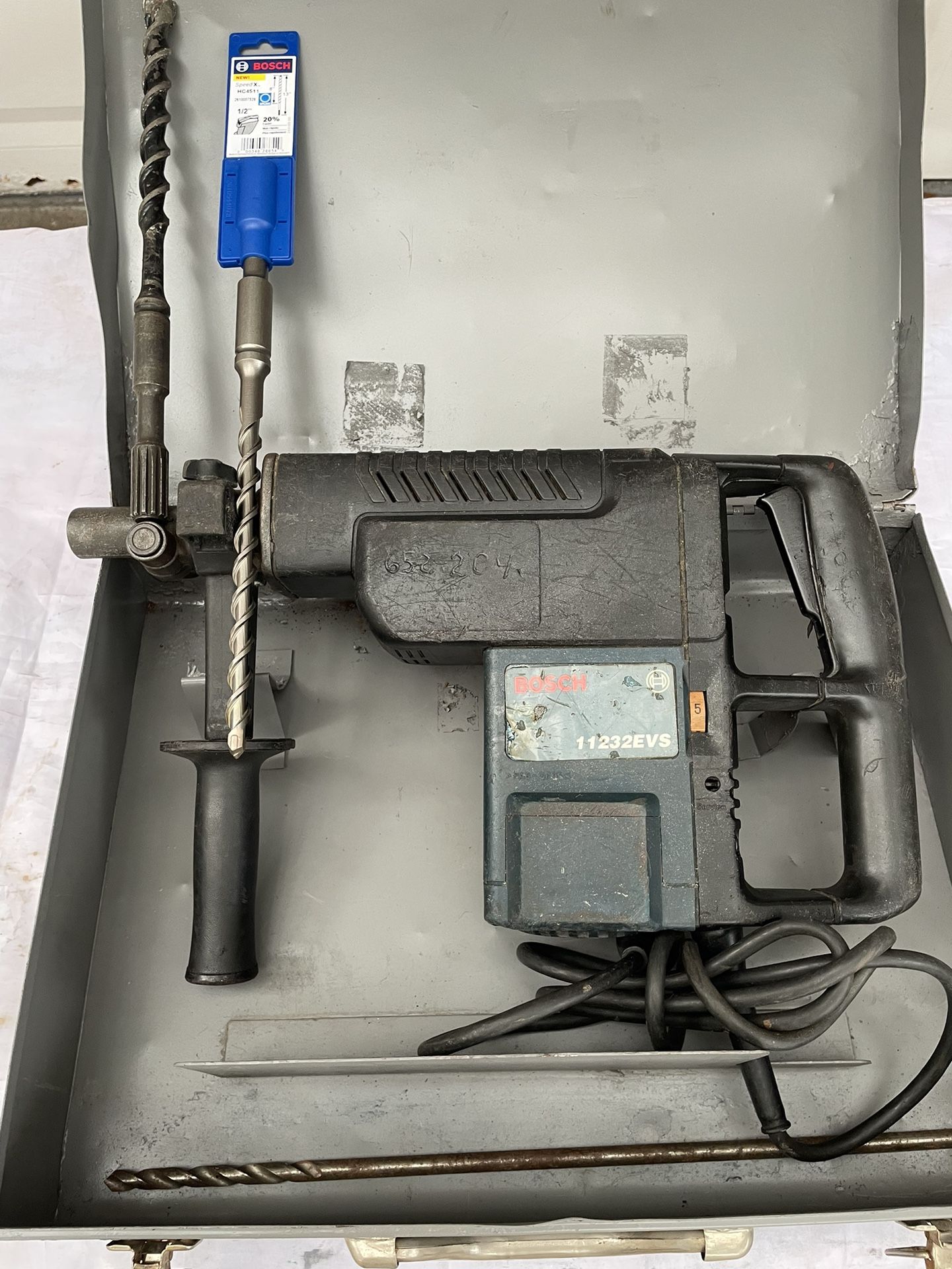 Bosch 11232 EVS Rot. Hammer/Demo/Chip/DrillNew 25 BitsVariSpeed, 6.9