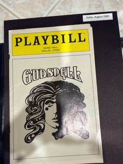 1989 “Godspell” Dallas framed program