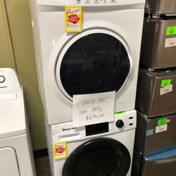 Magic Chef Compact Front Load Washer and Electric Dryer Set ‼️