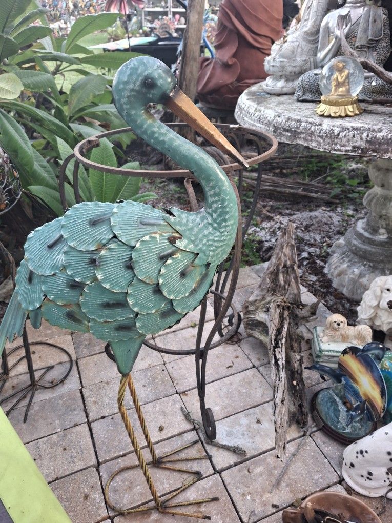 Colorful Metal Egret