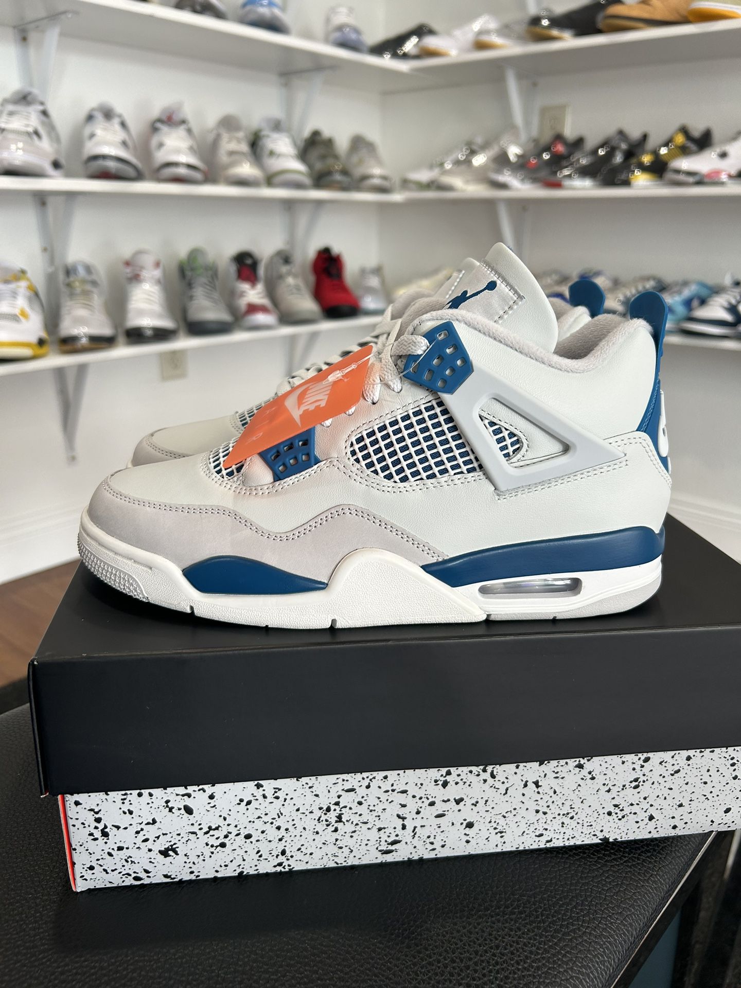 Brand New Jordan 4 Military Blue Couple Sizes Available