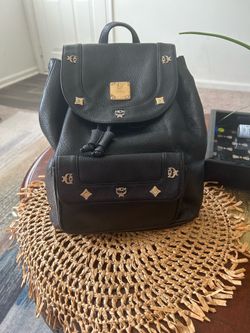 Vintage MCM Leather Backpack