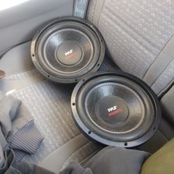 2 Pyle Power 12" Subwoofers Dual 4 Ohm Impedance 1000 Watts