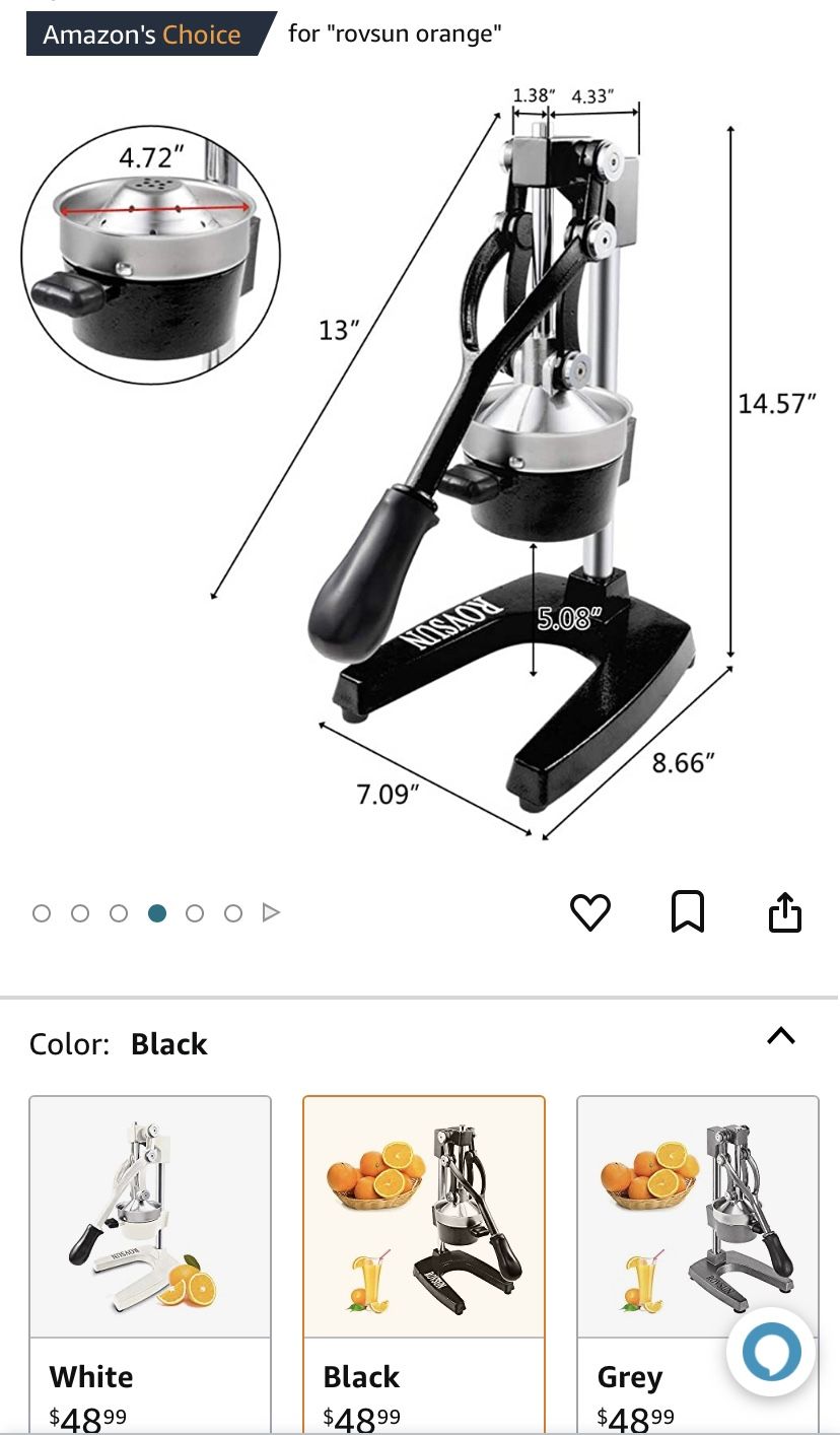 ROVSUN Professional Citrus Juicer / Press for Sale in Phoenix, AZ OfferUp