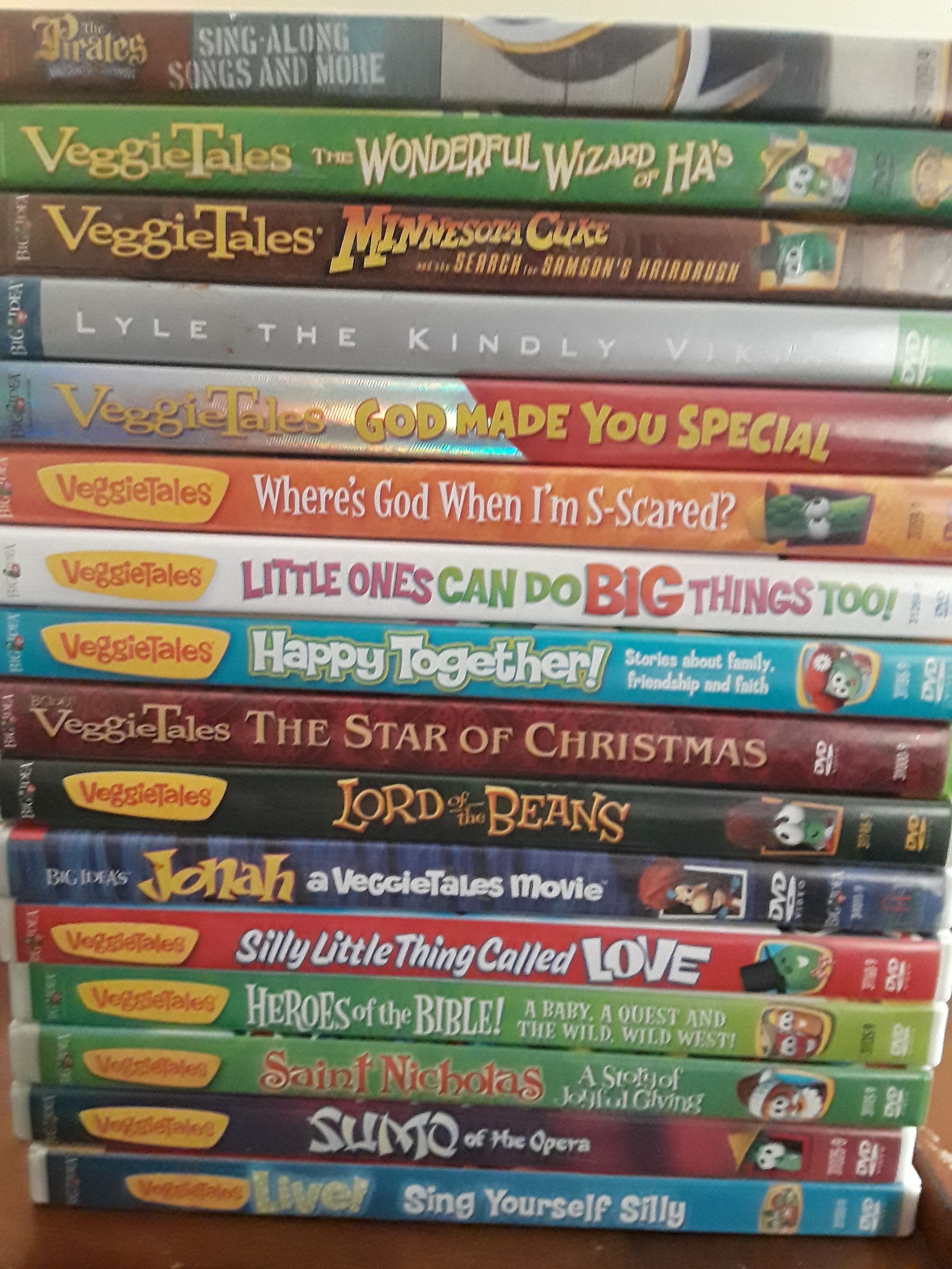 DVD Veggie Tale lot
