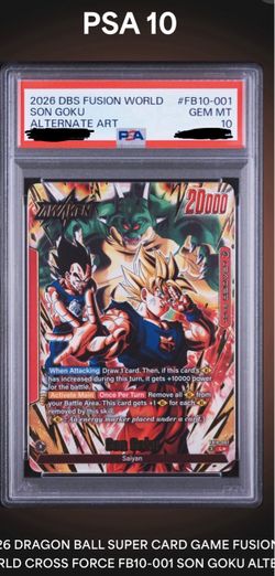 Dragon Ball Z- FB10-001 L* PSA 10