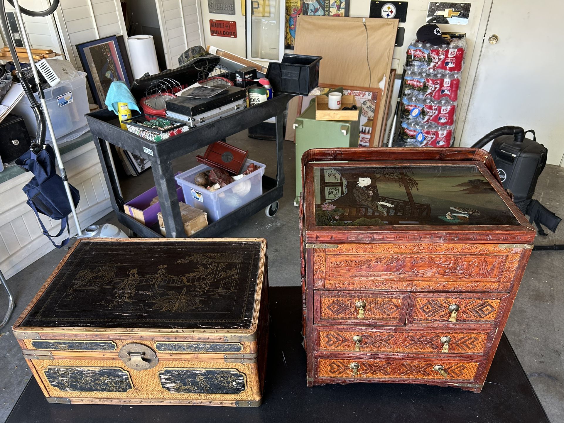 Asian Wooden Jewelry Boxes