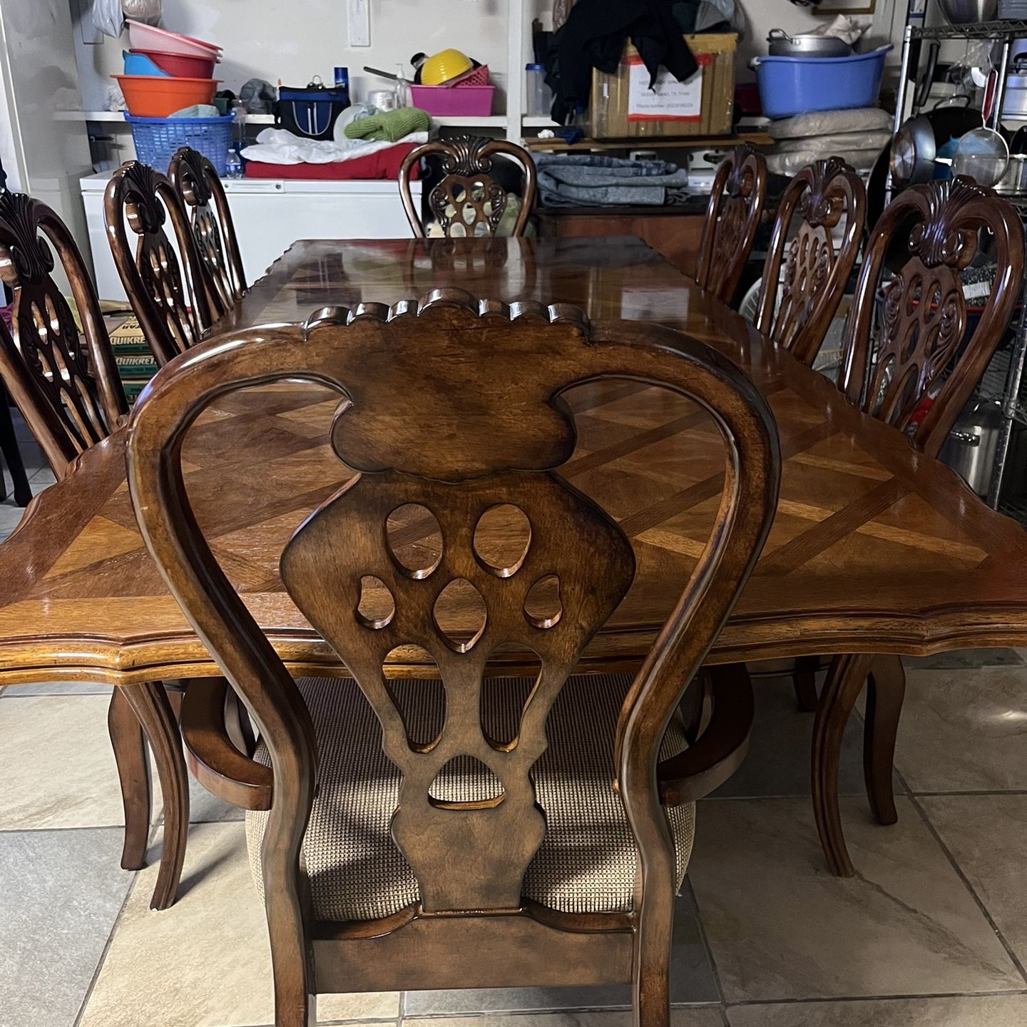 Dining table set online olx near me