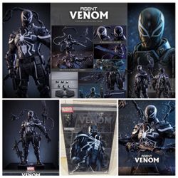 1/6 Hot Toys Agent Venom CMS025 Figure Marvel Comics Brand New Sealed 