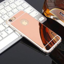 NEW iPhone 7 & 7 PLUS soft mirror cover rose gold