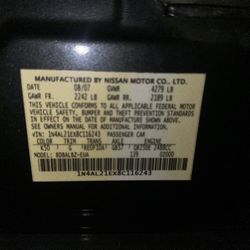 2008 Nissan Altima