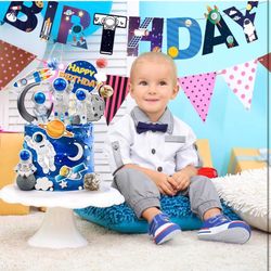 Space Astronaut Cake Toppers Birthday Party