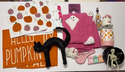 Halloween & Fall Home Decor Blanket & Pillow Cases Kitchen Decor