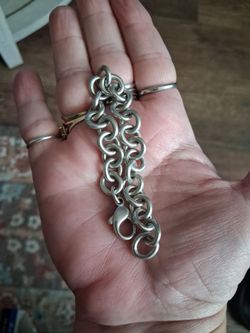 Sterling  Silver Heavy Chain Bracelet