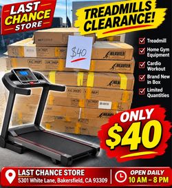 Brand new treadmill