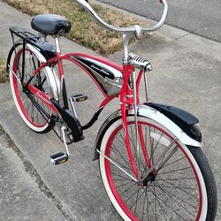 26" Schwinn Cruiser Deluxe Single Speed Beach Cruiser