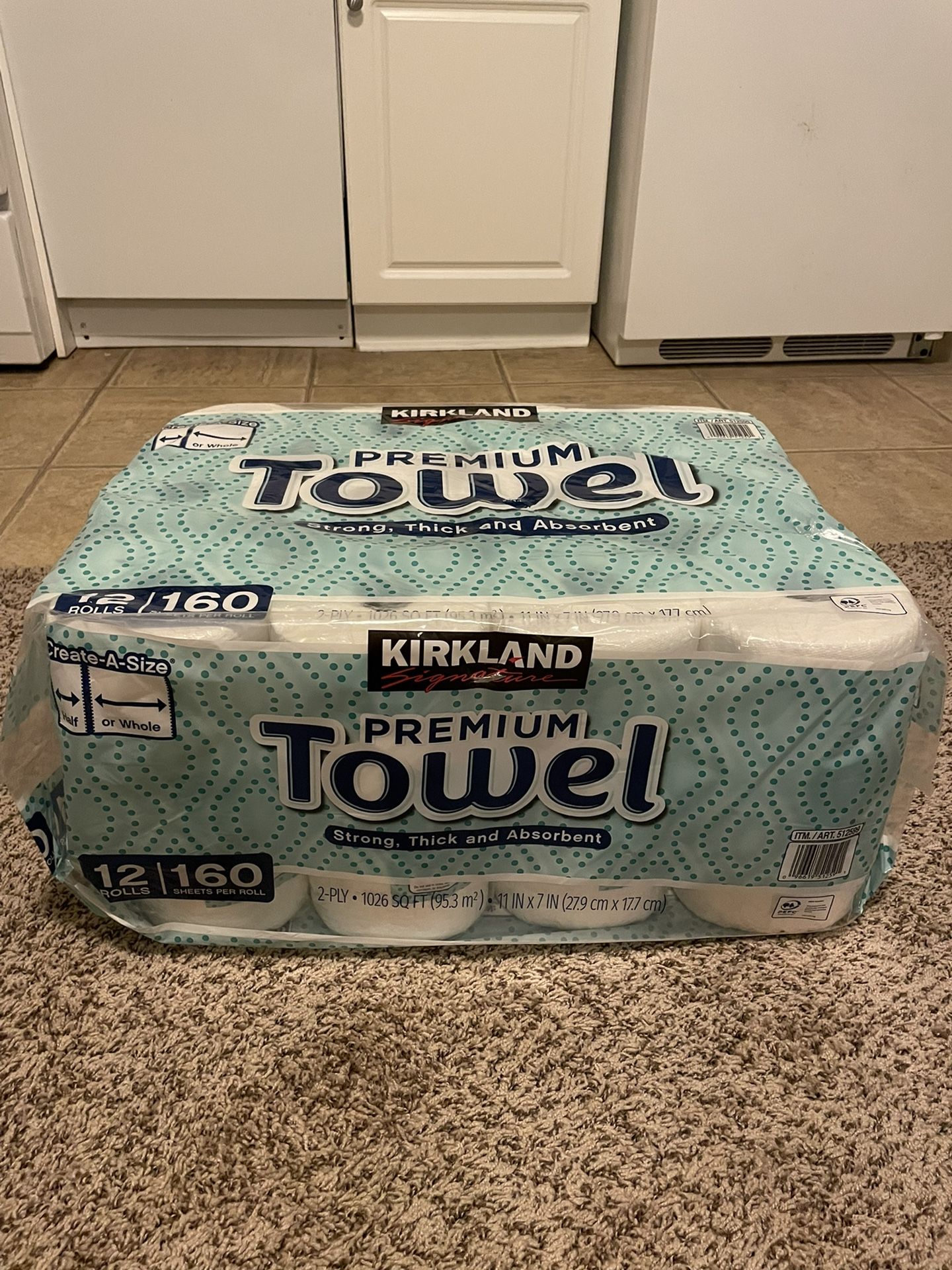 Unopened Costco Brand Paper Towels Moving Out Sale (12 Rolls/160 Sheets Per Roll)