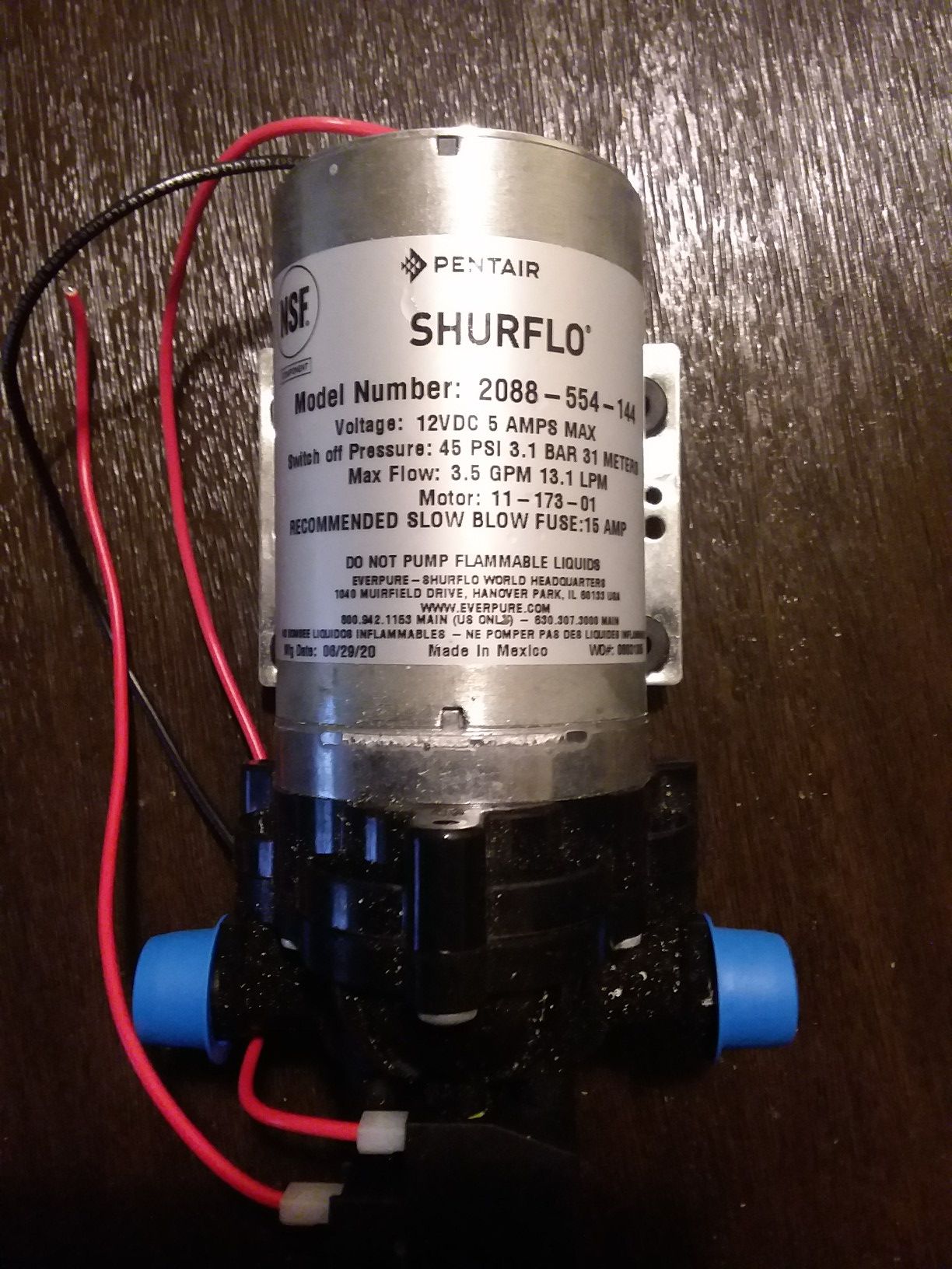 SHURFLO FRESH WATER PUMP