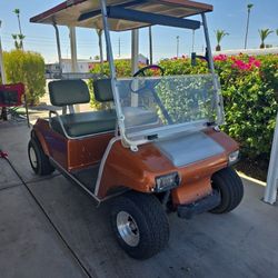 Golf Cart And Charger