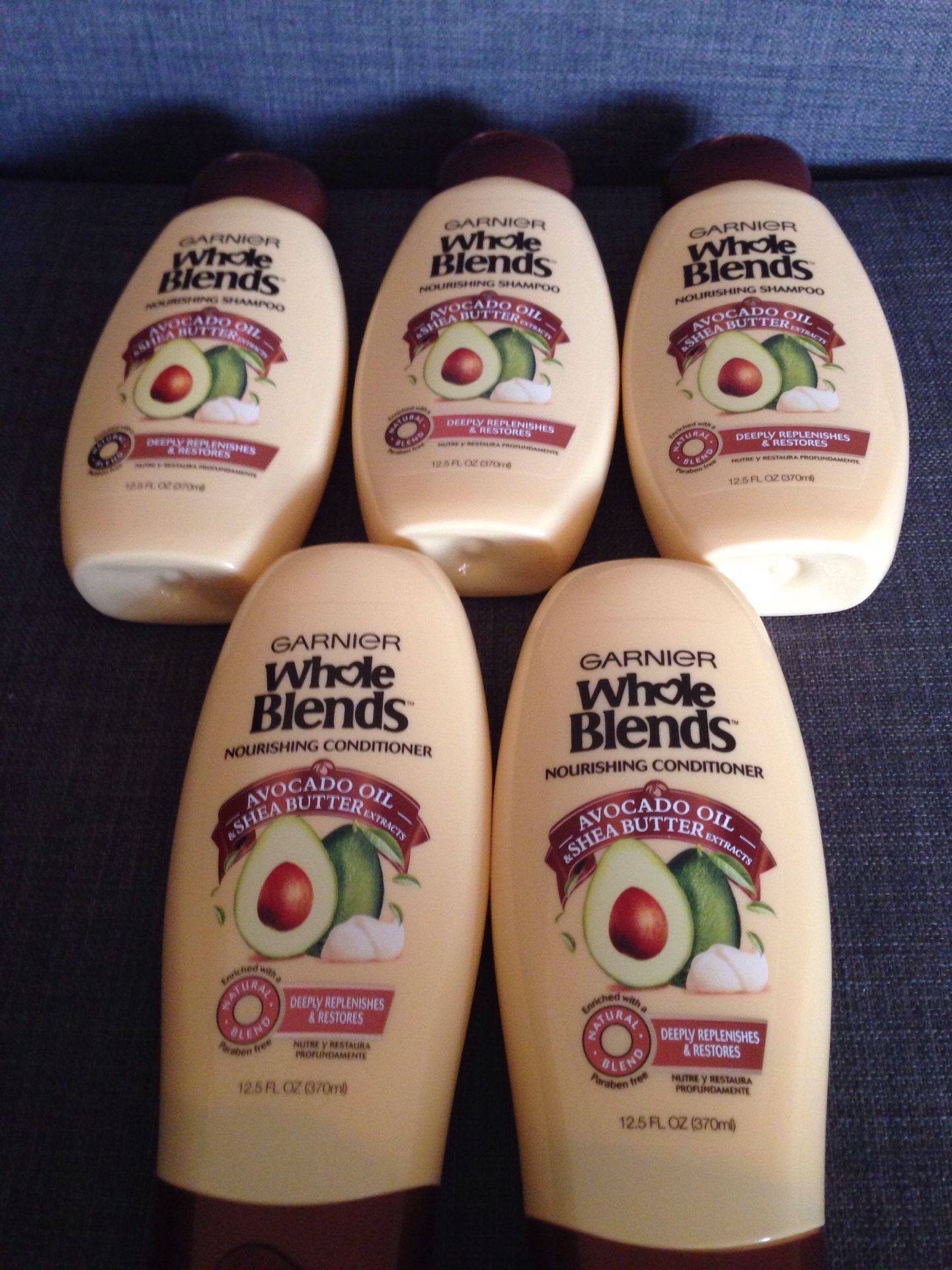 Sold 5 Bottles of Garnier Whole blend