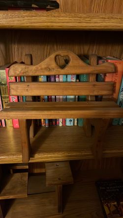 Decorative wooden bench