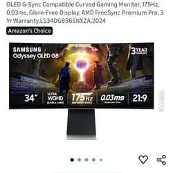 Ryzen 7 Gaming PC + Samsung 34" OLED Monitor