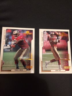 Terrell Owens and Jerry Rice Cards