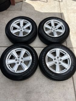 Toyota Highlander 17in wheels 5x114.3 (5x4.5) Tires 225/65r17 Fit RAV4 venza sienna Lexus nx rx