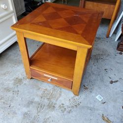 End, Side, Tea Table, Nightstand, Wooden Unit with a Storage Drawer