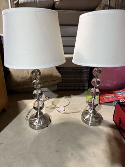 Set Of Lamps With Shades