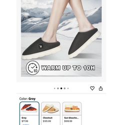 Savior Heat Heated Slippers 