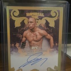 2025 Topps Royalty Imerial Ink Georges St. Pierre Auto #10/10