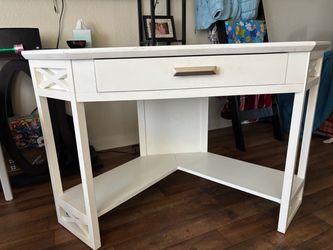 White desk