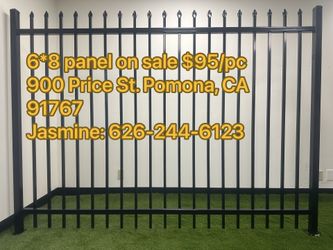 6*8 Heavy Duty Iron Fence On Sale