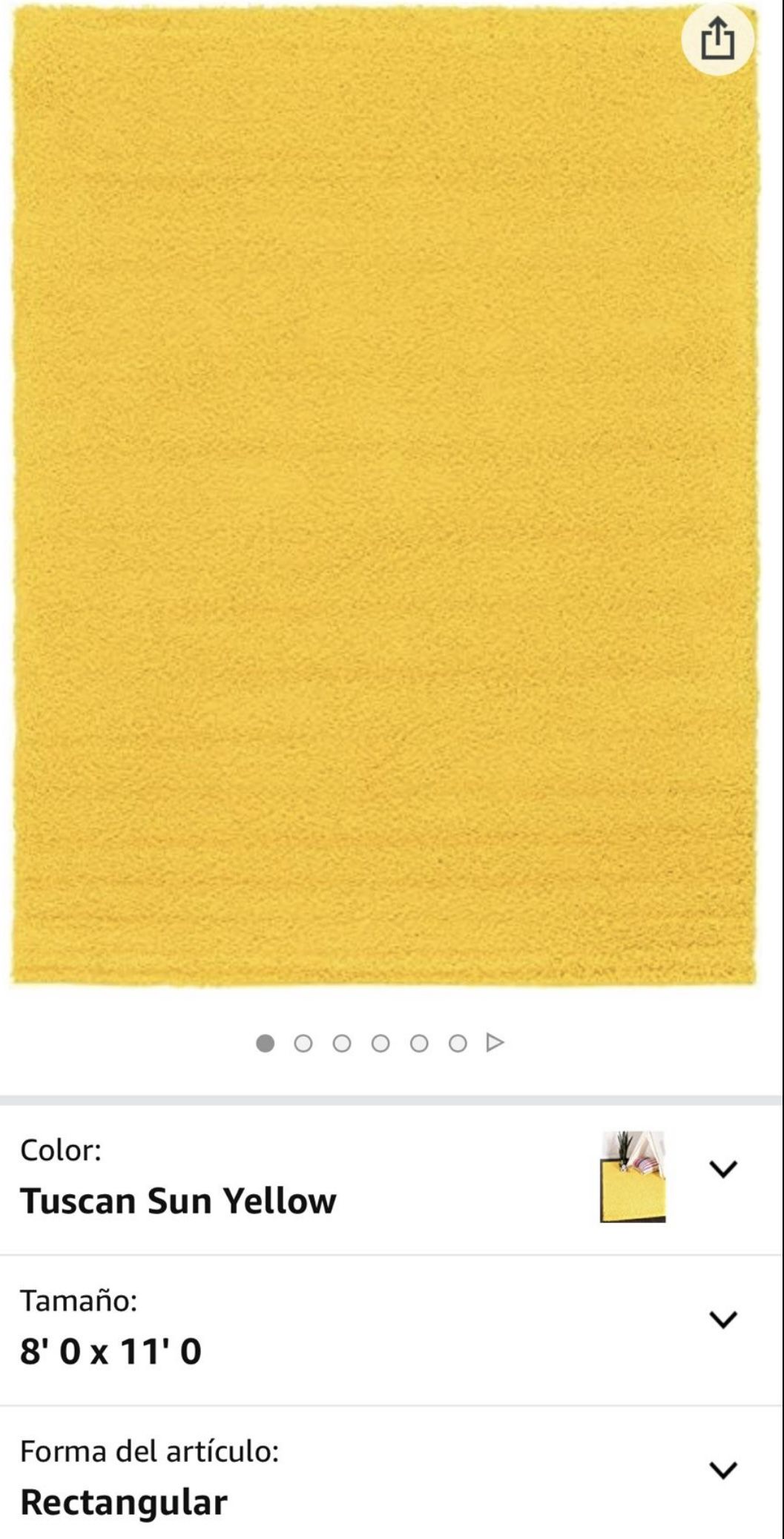 Yellow Rug 8 X 11