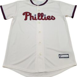 Trea Turner Philadelphia Phillies MLB Youth L(14/16) Ivory Cream Alternate Player Jersey