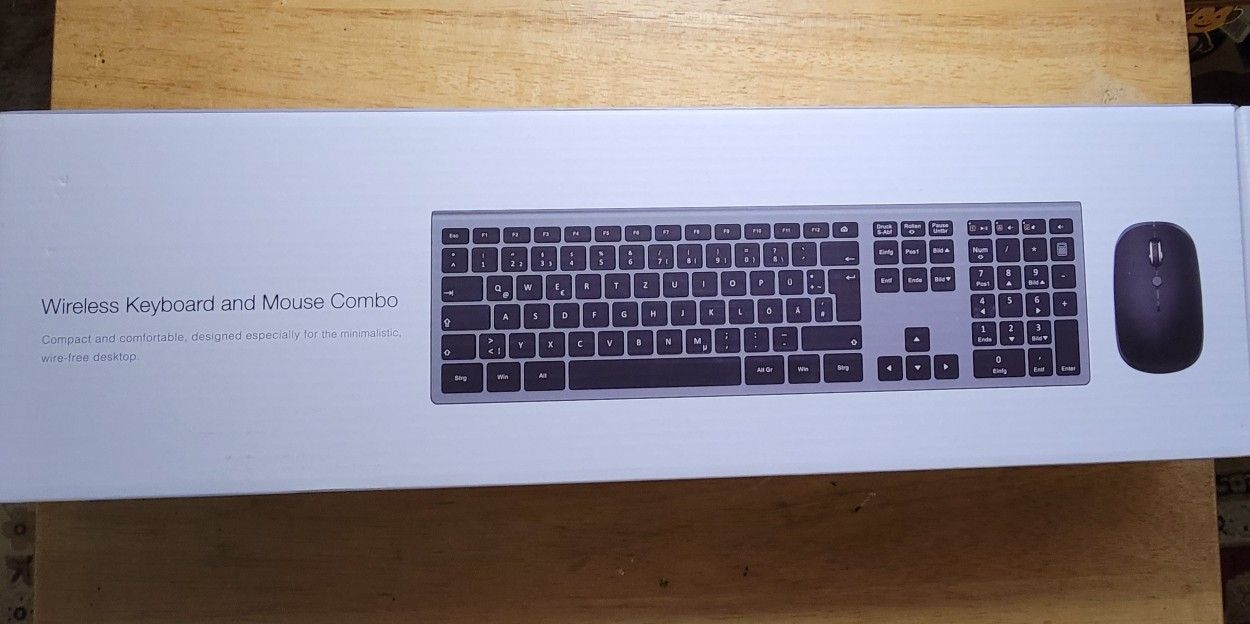 Wireless Keyboard And Mouse Combo