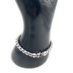 New Beautiful Sterling Silver 925 Box Chain Bracelet 