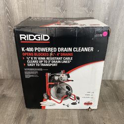 Ridgid K-400 Powered Drain Cleaner