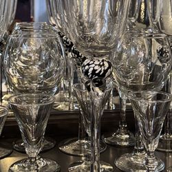 Glasses Italian Handblown Glass! NEW!